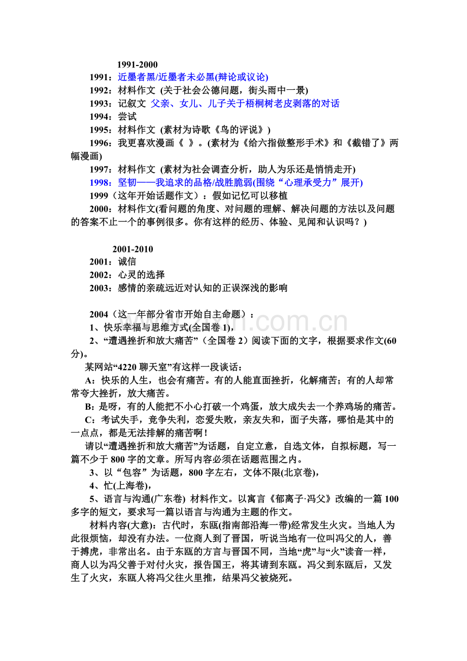 建国后历届高考作文题大全.doc_第2页