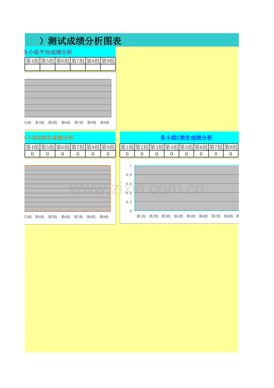 考试成绩分析图表.xls_第3页