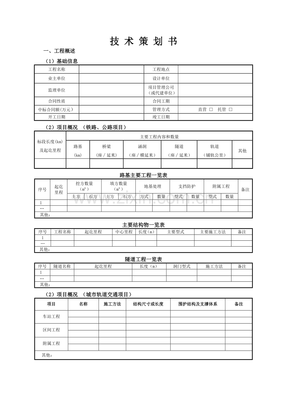 技术策划书(标准模板).doc_第2页