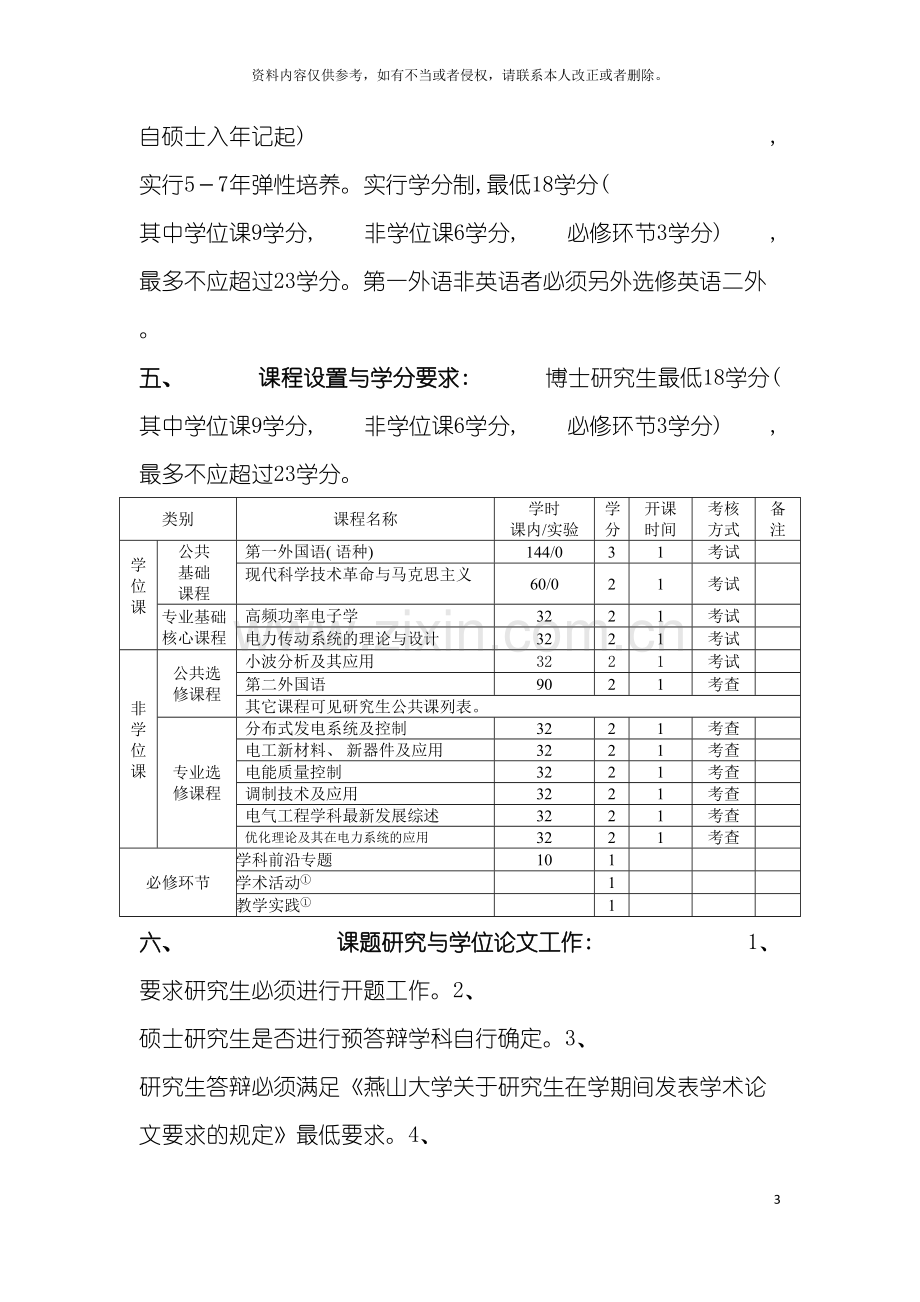 电力电子与电力传动博士研究生培养方案模板.doc_第3页