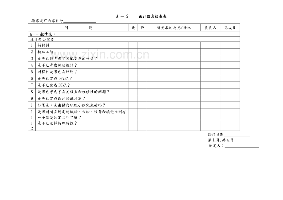 产品质量策划检查清单..pdf_第3页