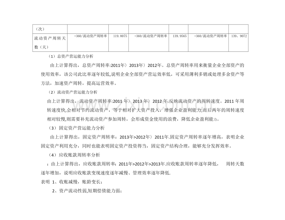 电大财务报表营运能力分析宝钢企业.doc_第3页