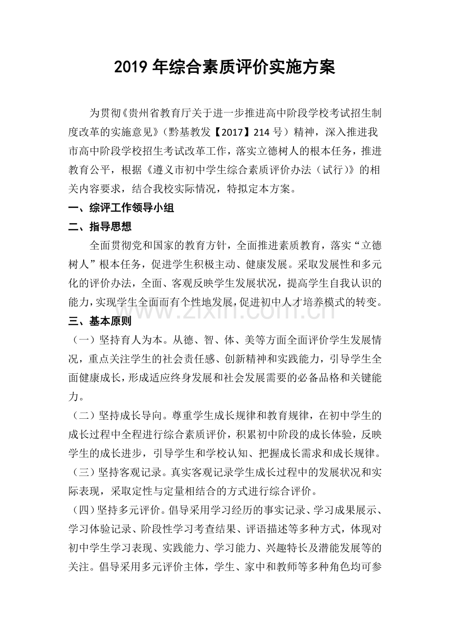 综合素质评价实施方案.doc_第1页