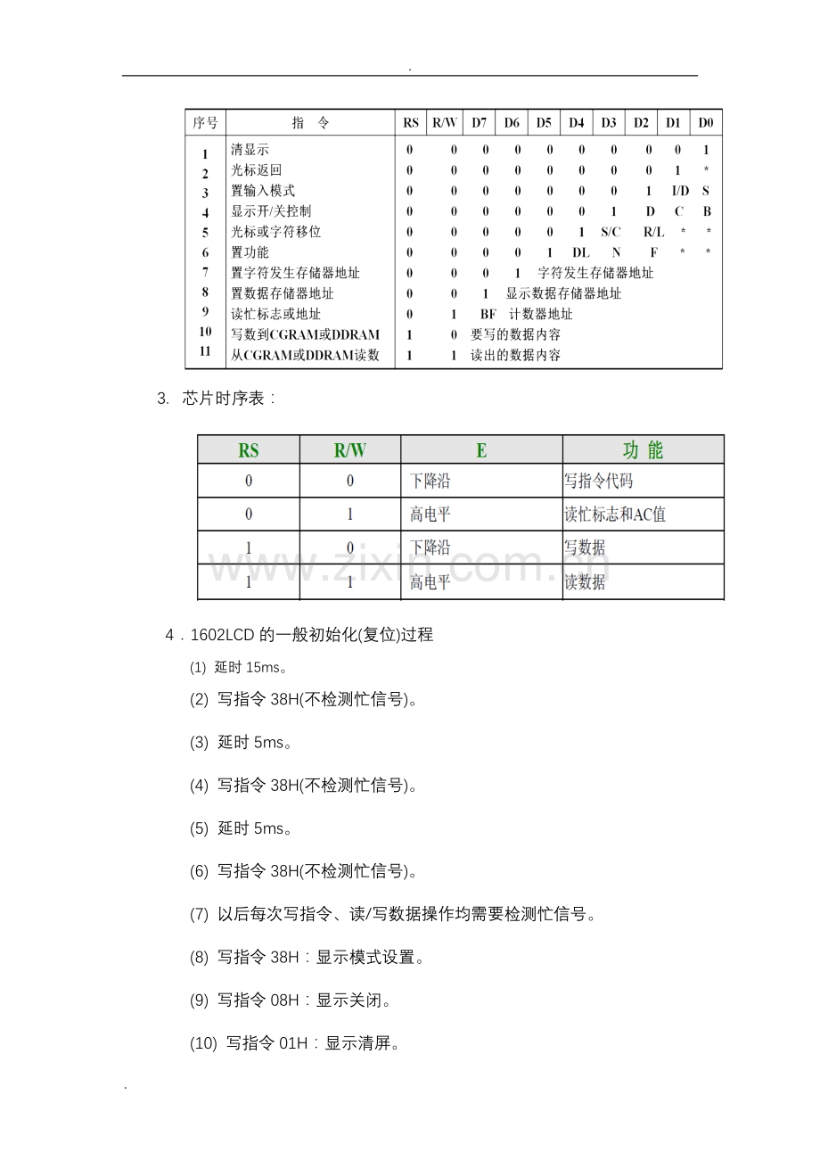 LCD1602液晶显示实验实验报告及程序.doc_第3页