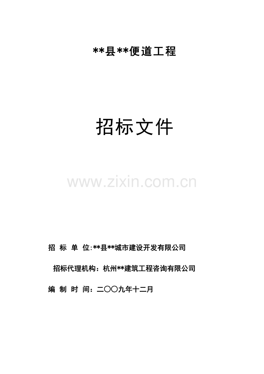 便道工程施工招标文件.doc_第1页