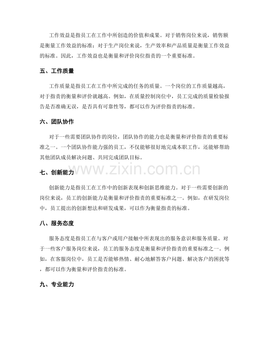 岗位职责的衡量与评价标准.docx_第2页