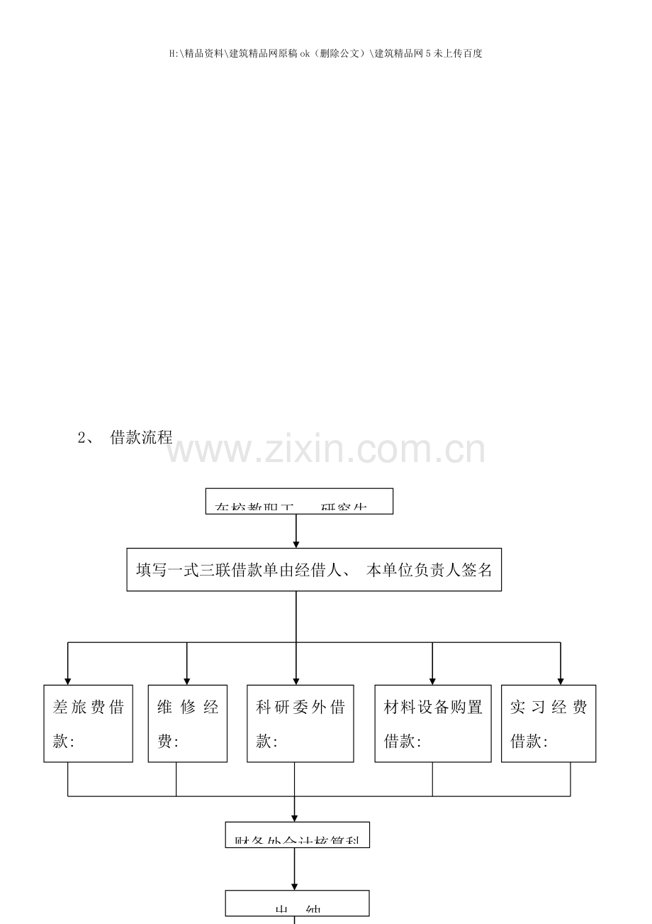 管理财务处流程图分析.doc_第2页