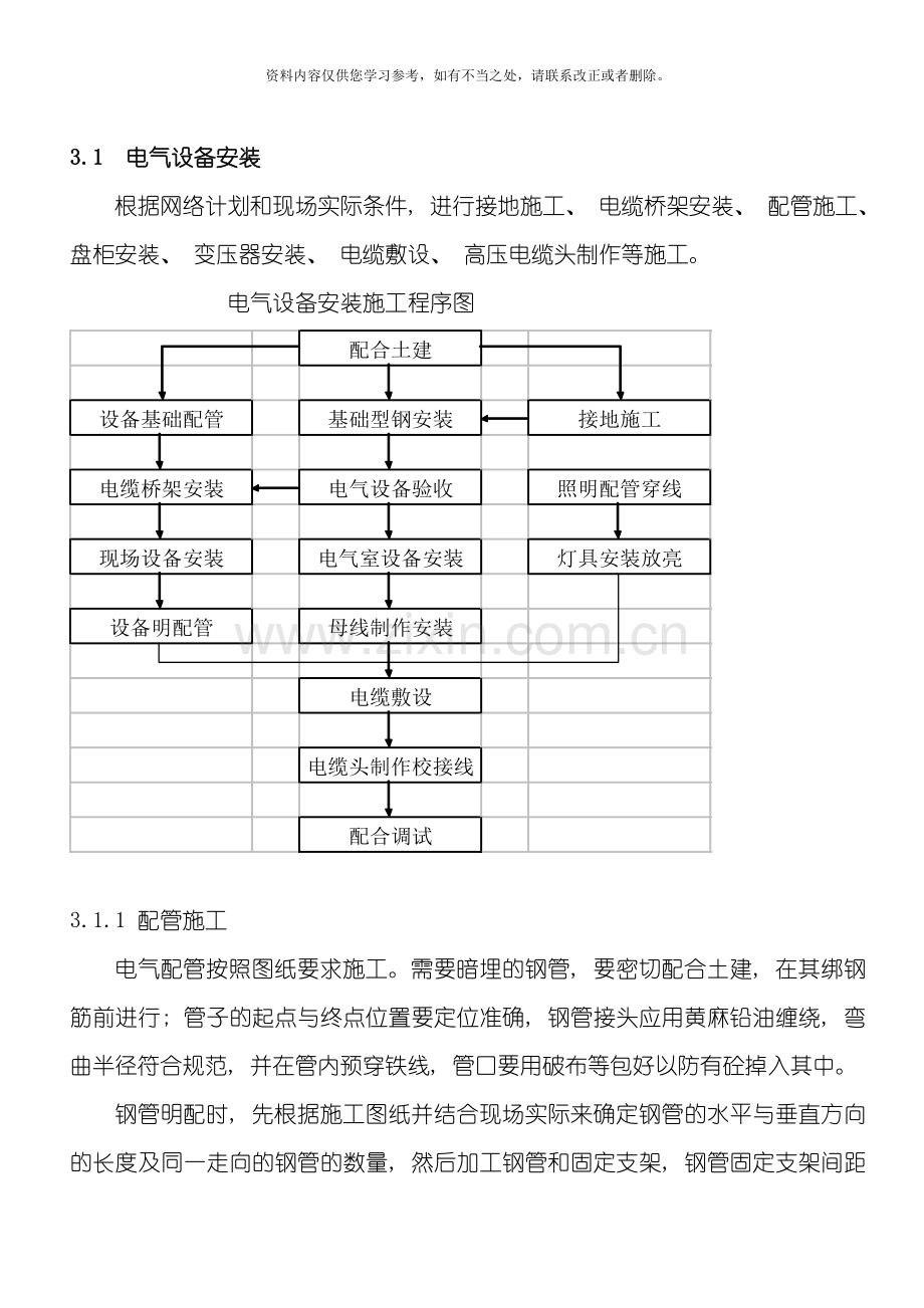 电气施工方案范文样本.doc_第3页