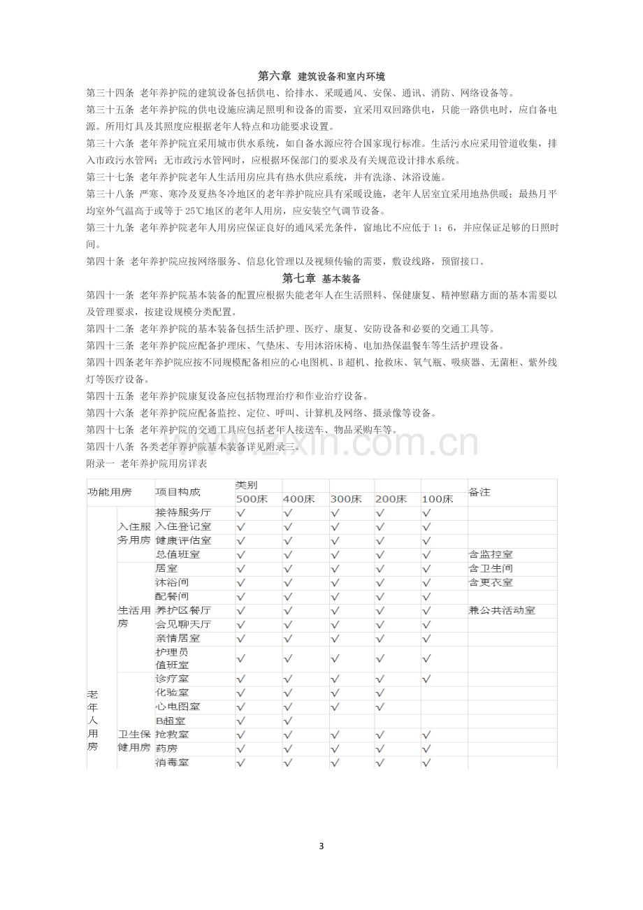 养老院功能设计的国家标准.doc_第3页