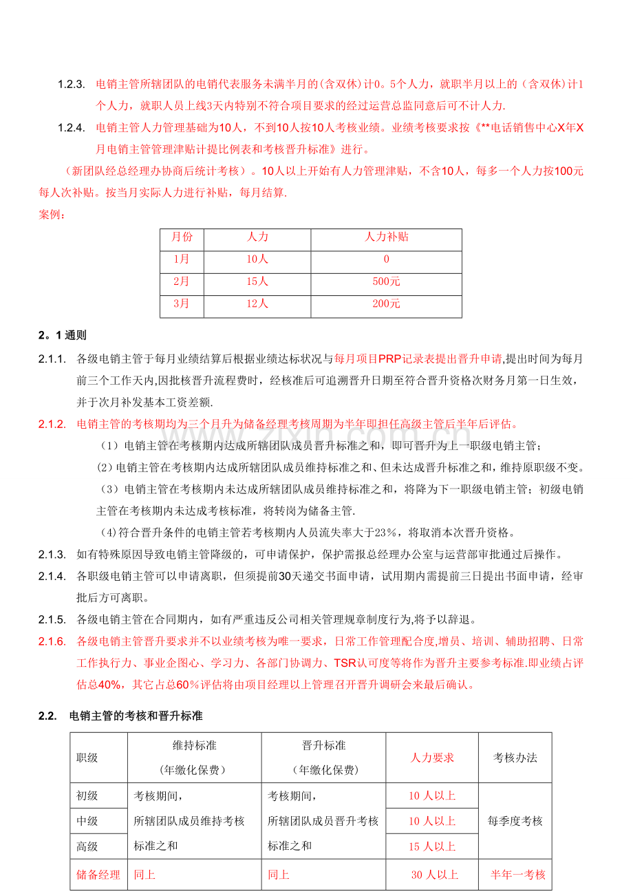 销售主管绩效考核管理规定.doc_第2页