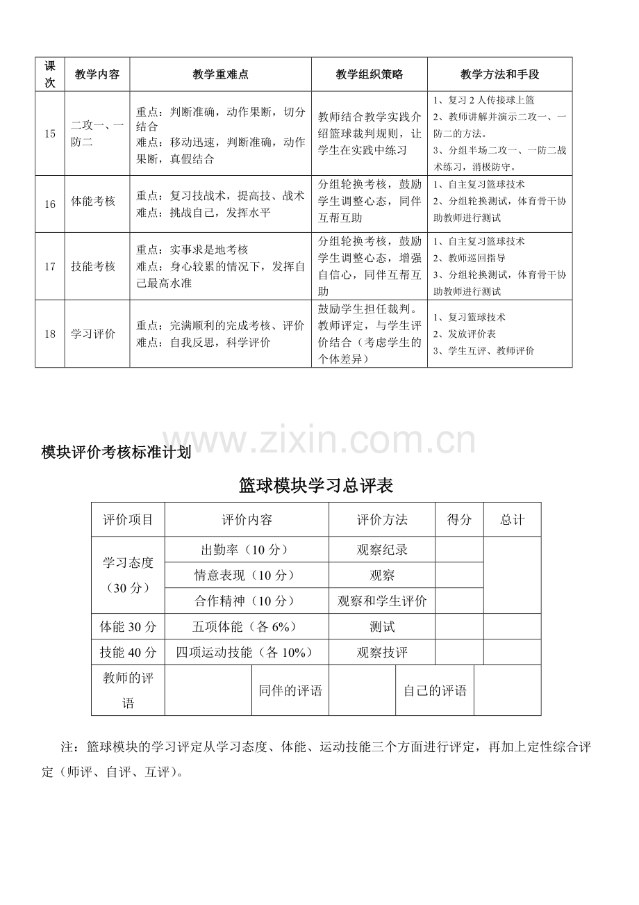 高一篮球模块教学计划.doc_第3页