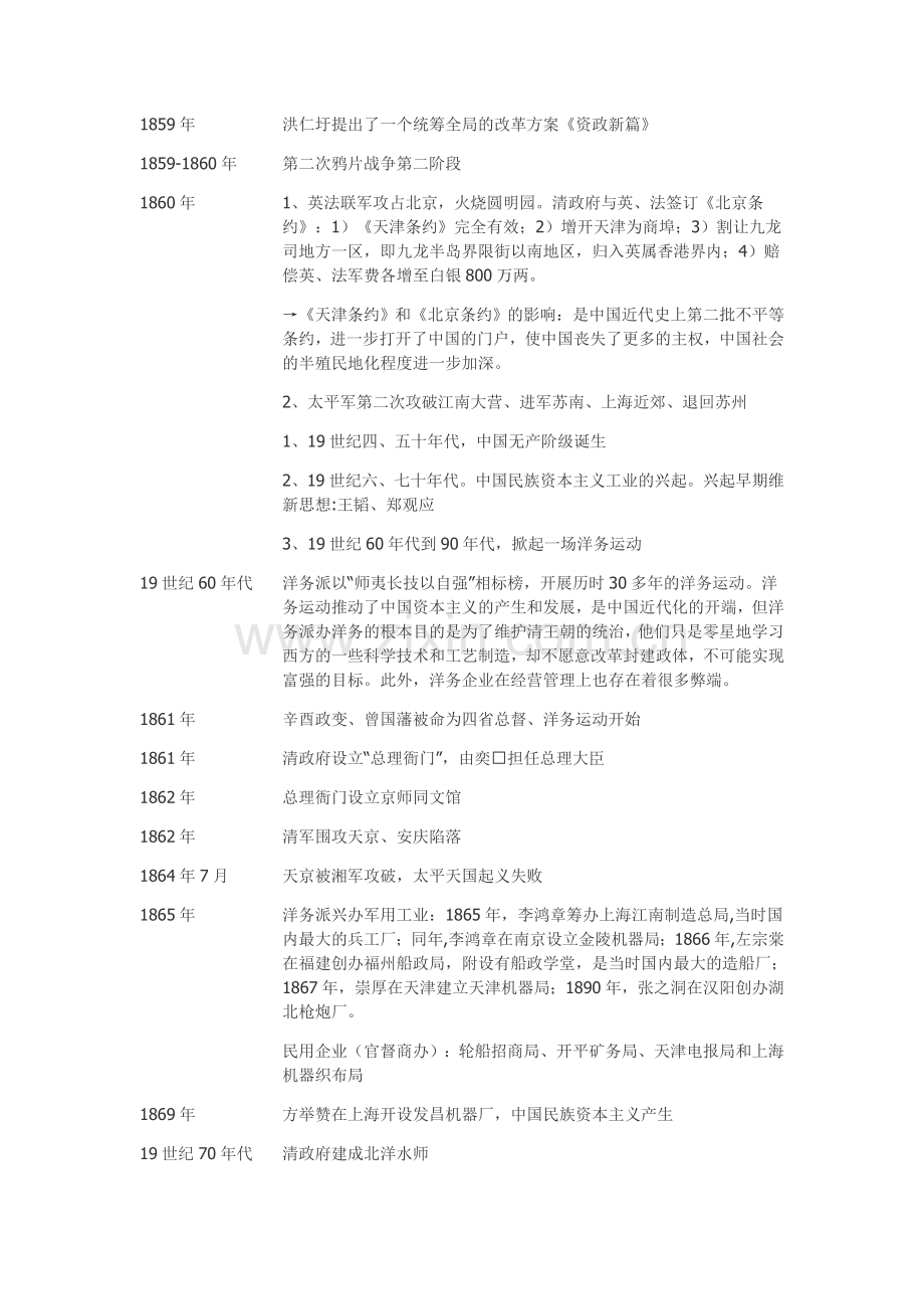 中国近代史大事年表时间轴.doc_第2页