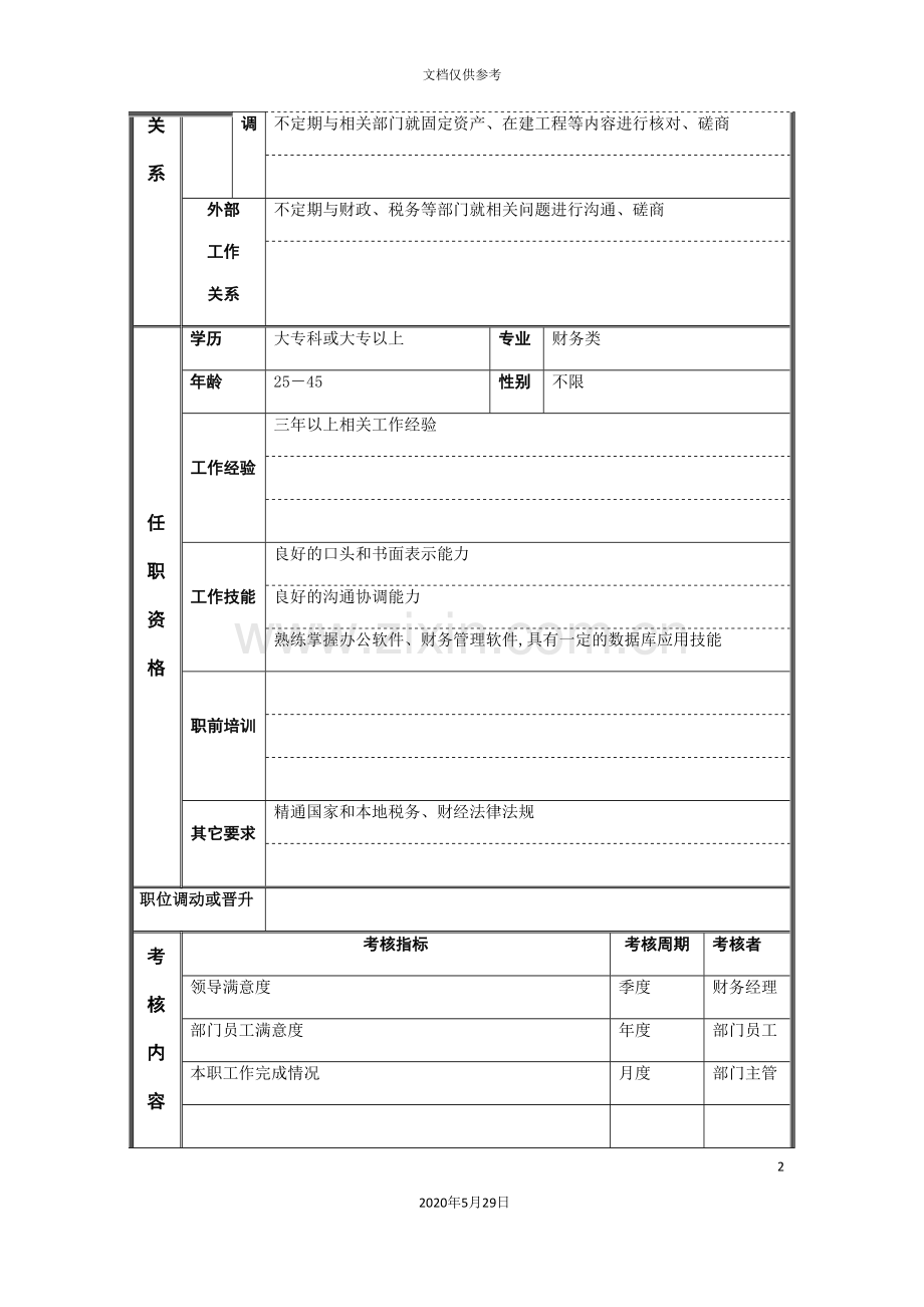 江动股份办税会计职务说明书.doc_第3页