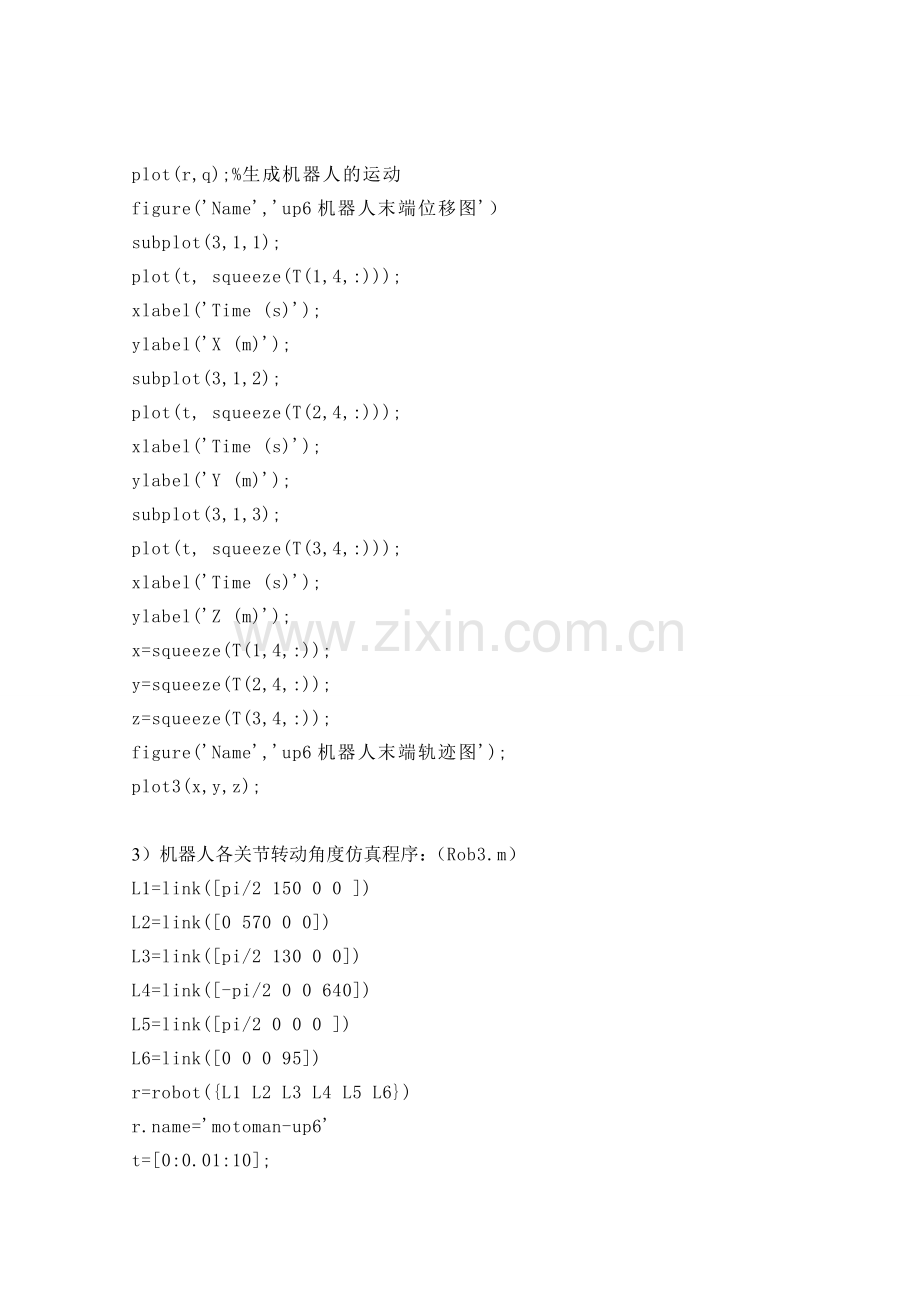 MATLAB机器人仿真程序.doc_第2页