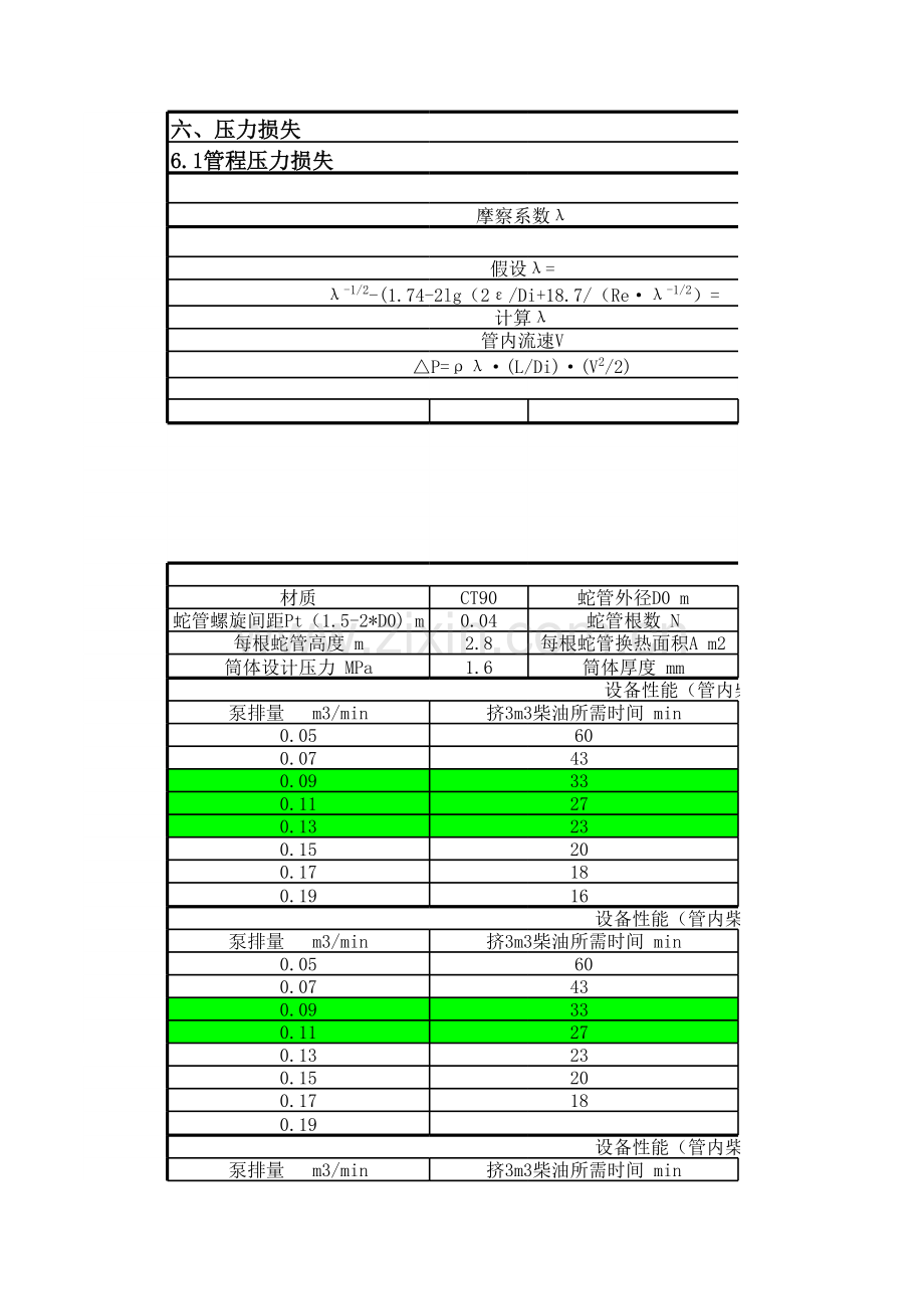 螺旋管式换热器设计参数计算.xls_第2页