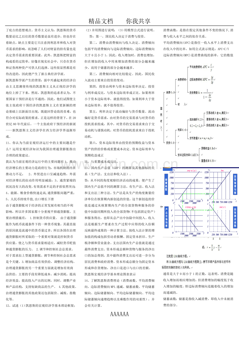 宏观经济学考试重点.doc_第2页