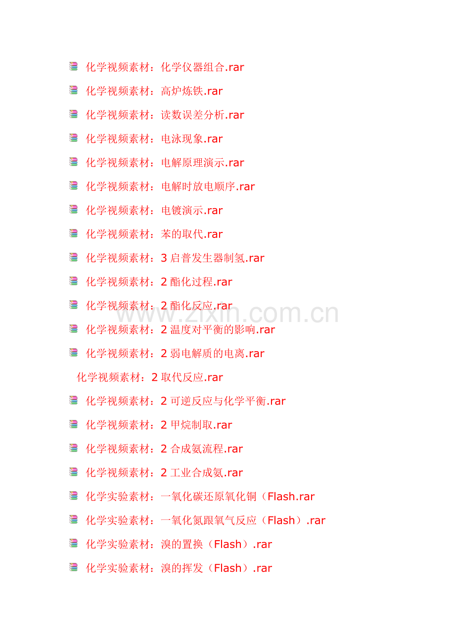 -初中高中化学实验Flash动画汇总剖析.doc_第3页