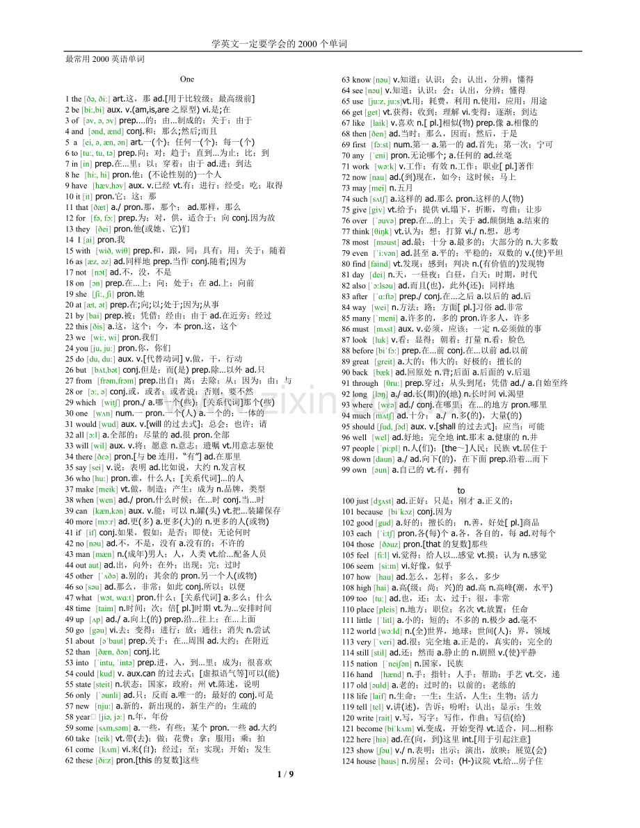 最常用1000英语单词(全部标有注释).pdf_第1页