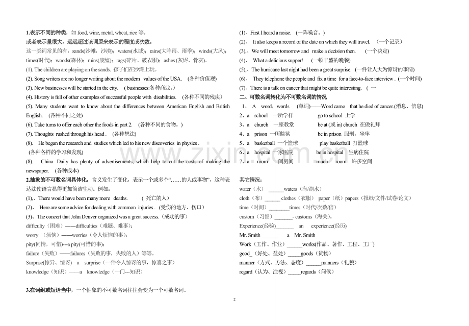 英语不可数名词归纳.doc_第2页