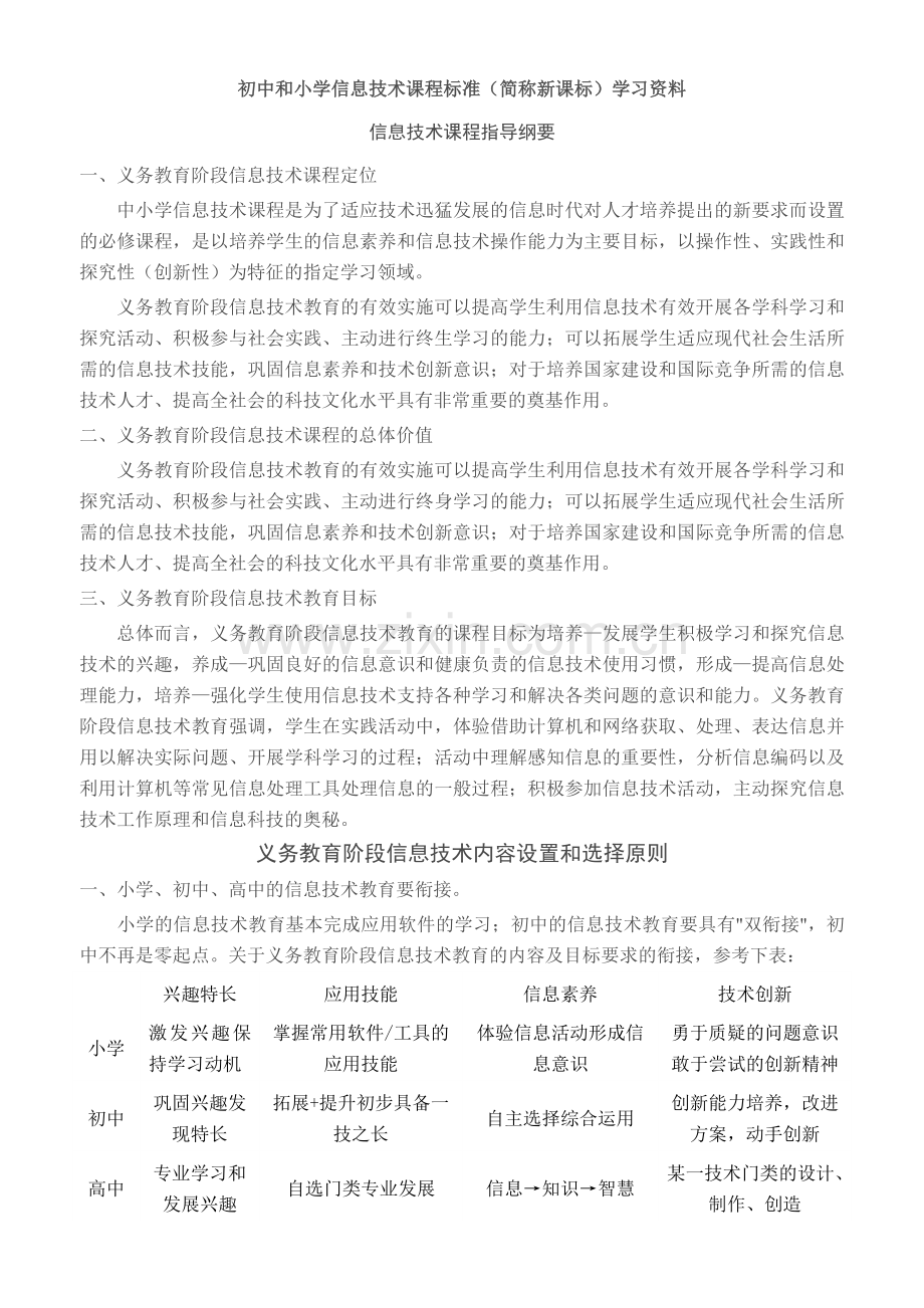 信息技术新课程标准.doc_第1页