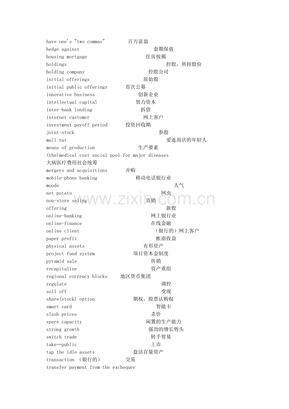 常见金融词汇大全.doc_第2页