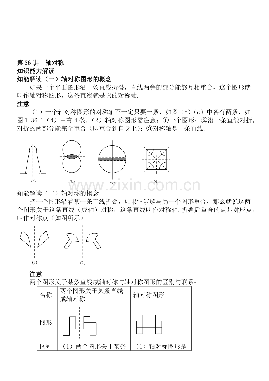 八年级数学下册-初中数学中考知识点聚焦+第十六章++对称、平移与旋转.docx_第2页