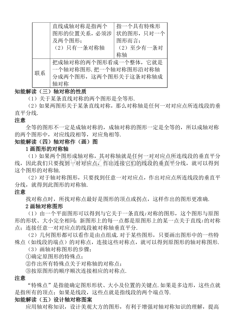 八年级数学下册-初中数学中考知识点聚焦+第十六章++对称、平移与旋转.docx_第3页