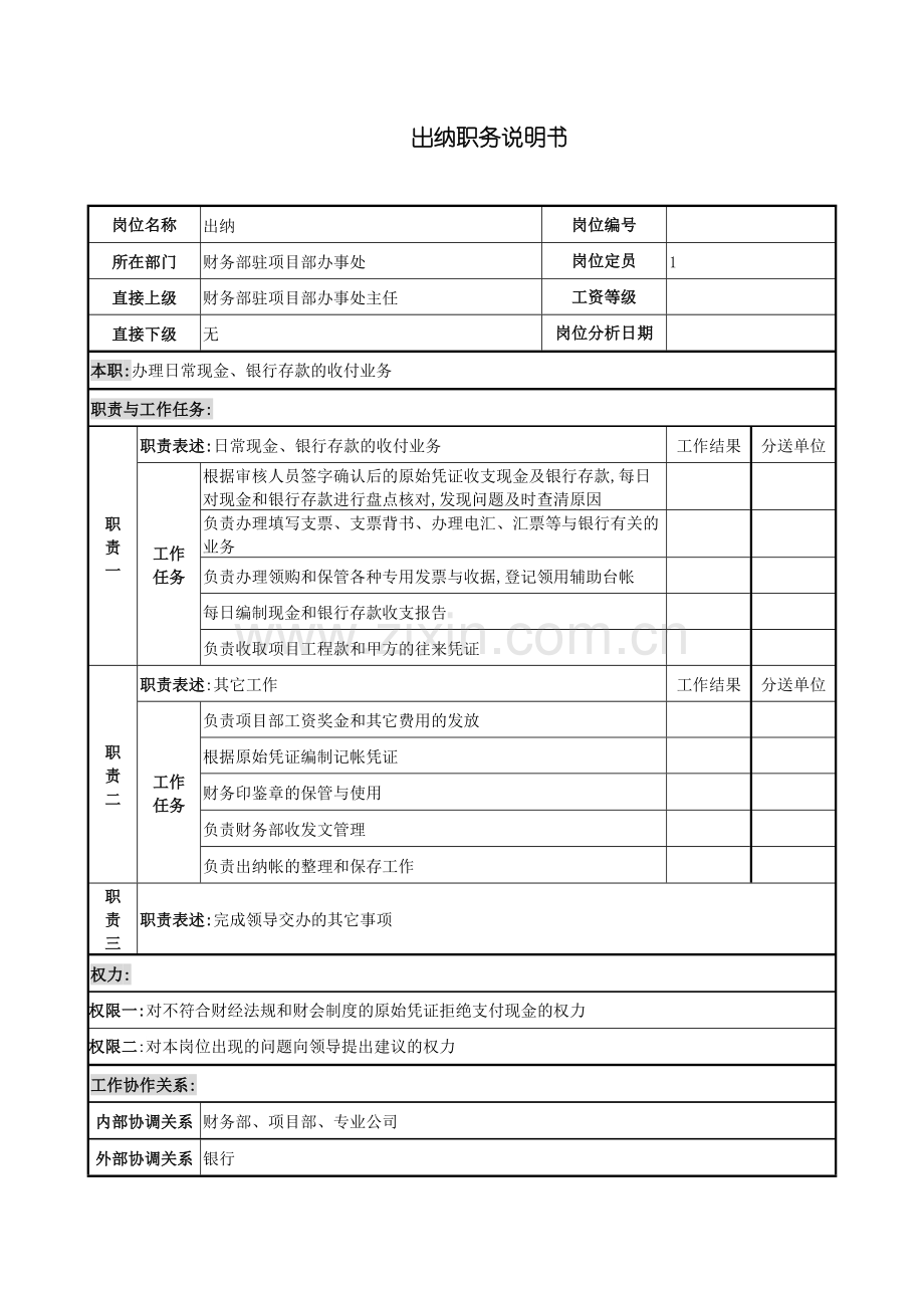 出纳的职务说明书.doc_第2页