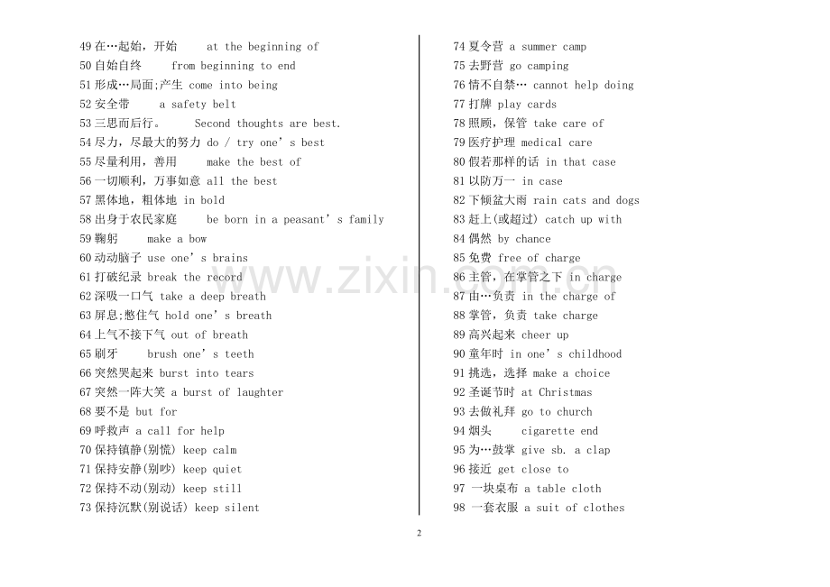 高考英语必备词组500个句型汇总.doc_第2页