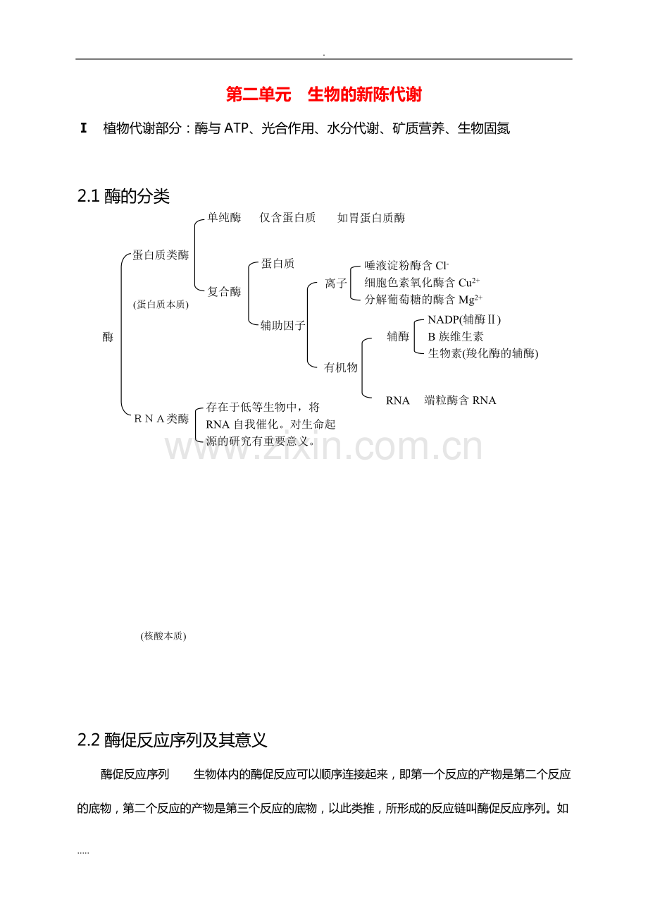 高中生物知识点生物竞赛必备知识总结.pdf_第3页