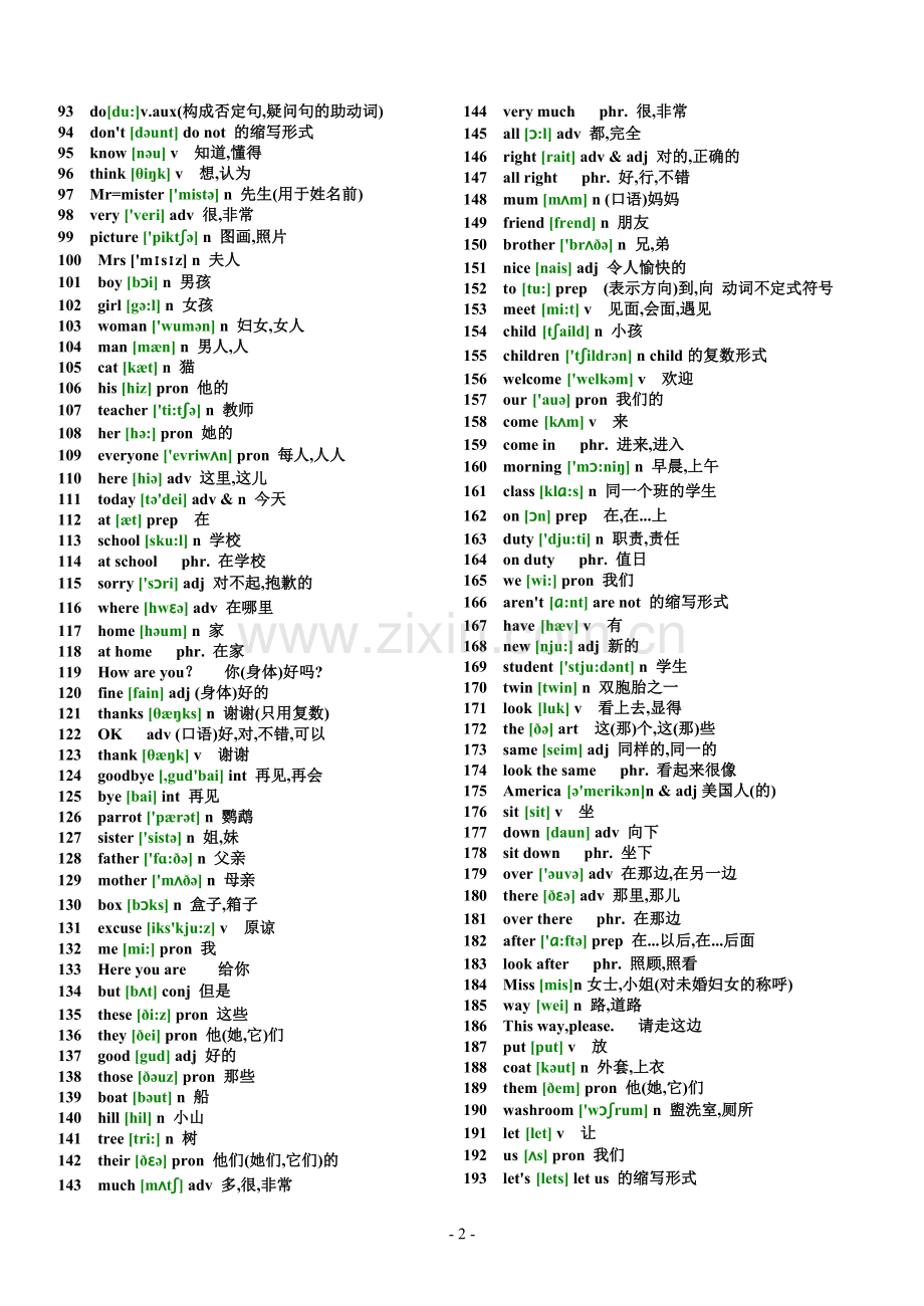 初中英语单词(附音标文本版).doc_第2页