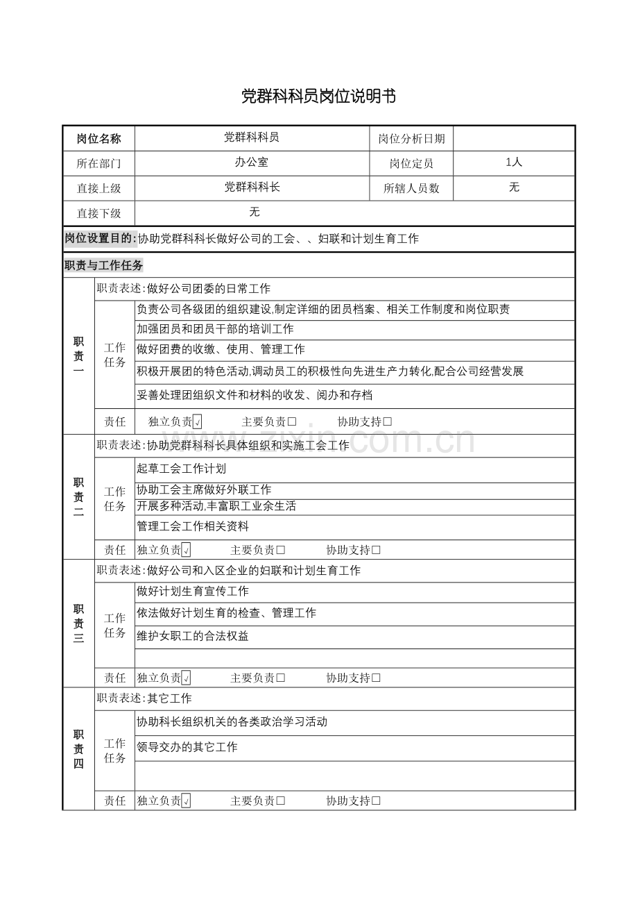 办公室党群科科员岗位职责.doc_第2页