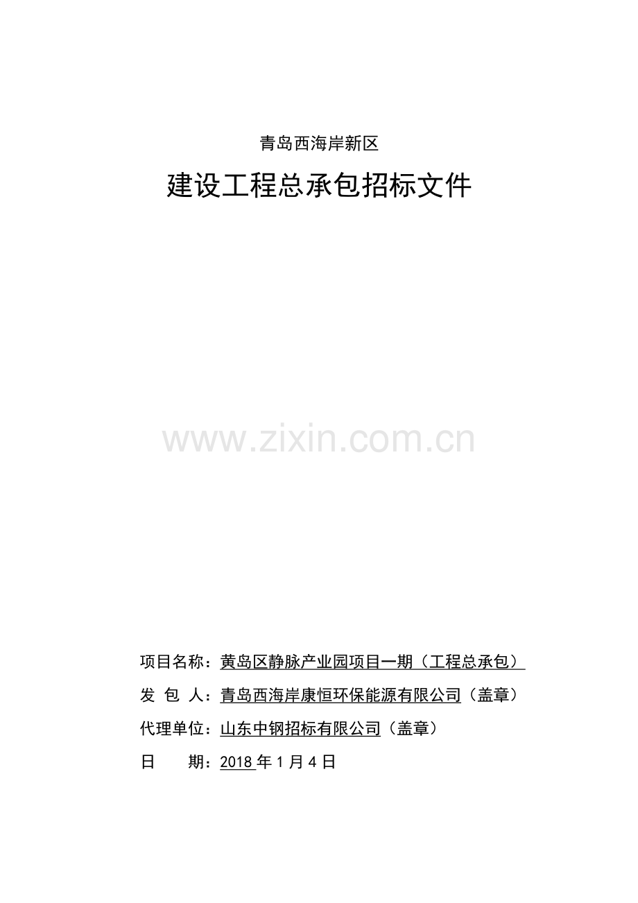 产业园建设项目工程总承包招标文件.doc_第1页