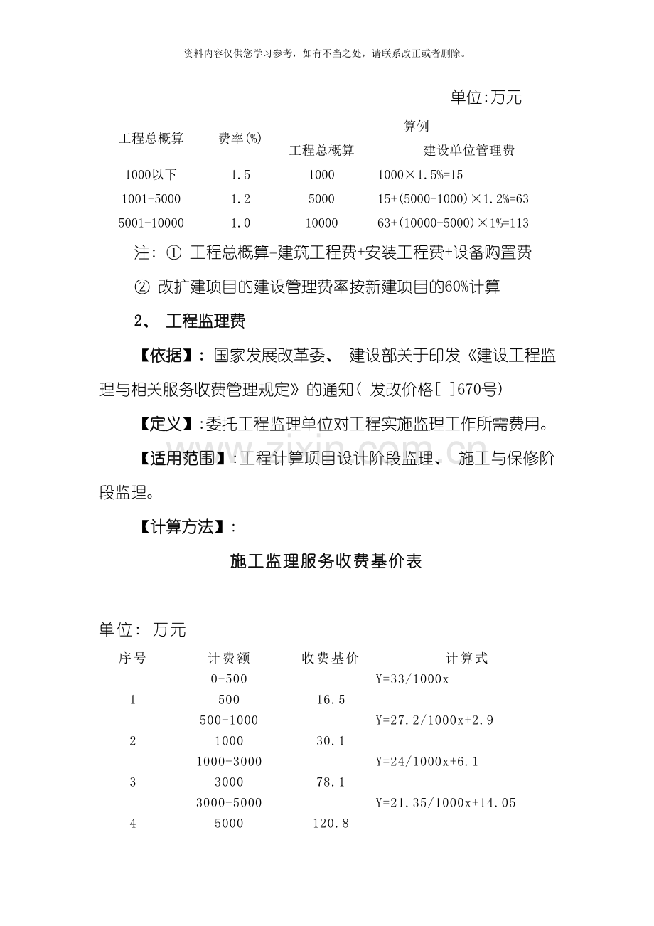 工程建设其他费用定额样本.doc_第2页