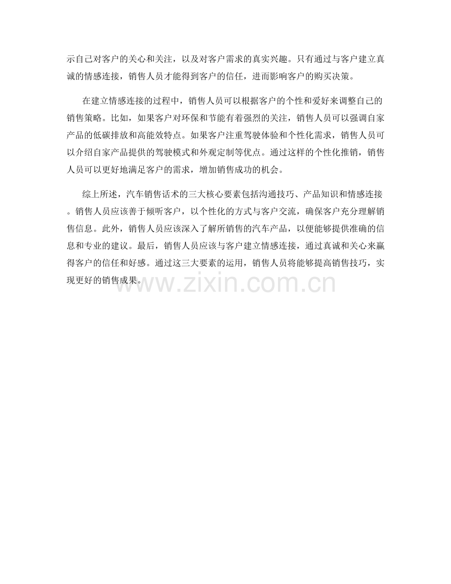 汽车销售话术的三大核心要素解析.docx_第2页