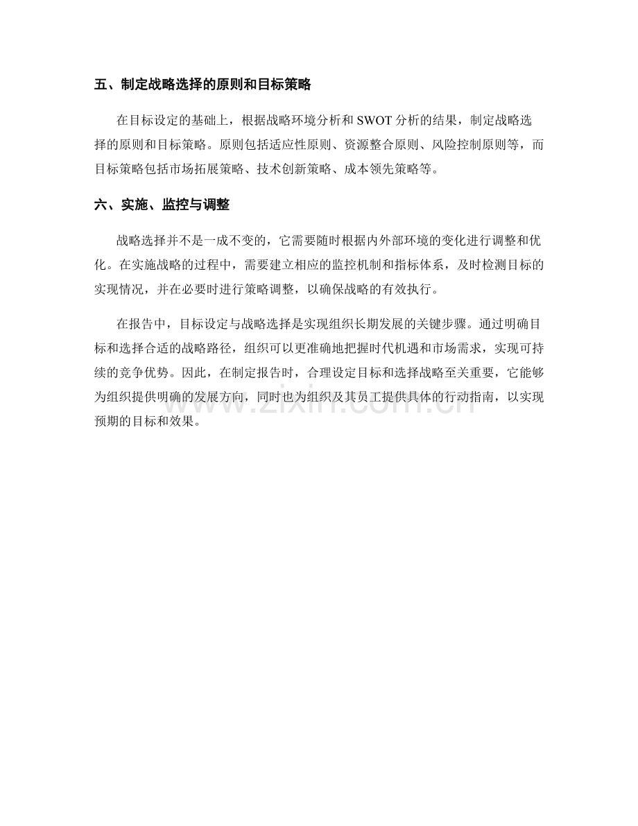 报告中的目标设定与战略选择.docx_第2页