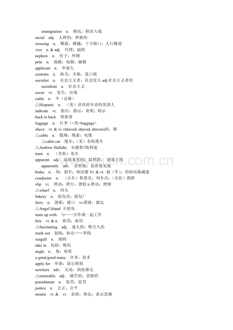 高中人教版英语选修8单词表.doc_第2页