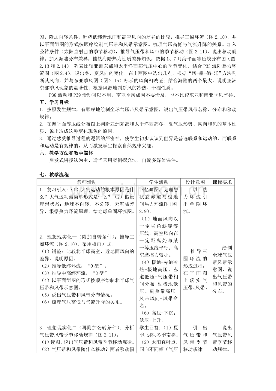 2019-2020年高中地理《气压带和风带》教案5新人教版必修1.doc_第2页