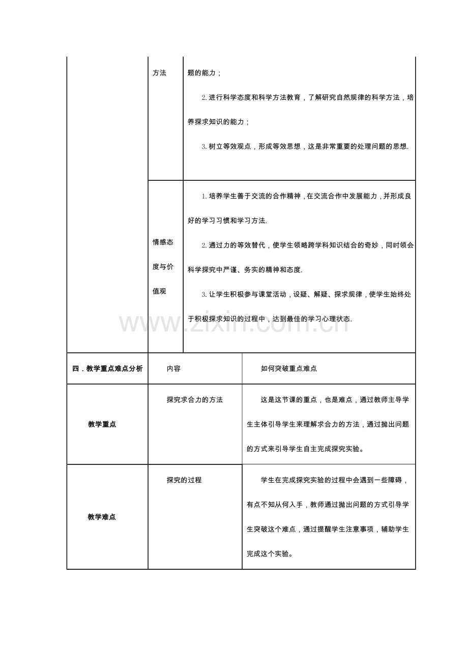 3.4《力的合成》教学设计.doc_第2页