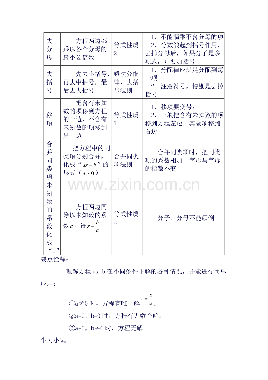 一元一次方程知识点及经典例题.doc_第3页