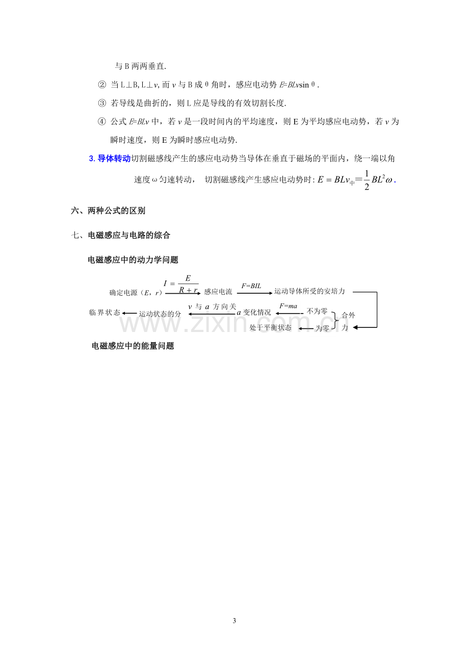 电磁感应知识点归纳.doc_第3页