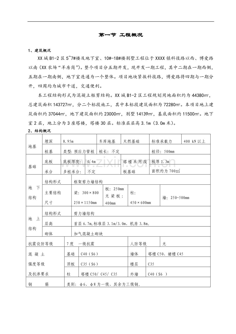 [广东]高层住宅楼工程施工质量创优策划方案.doc_第1页