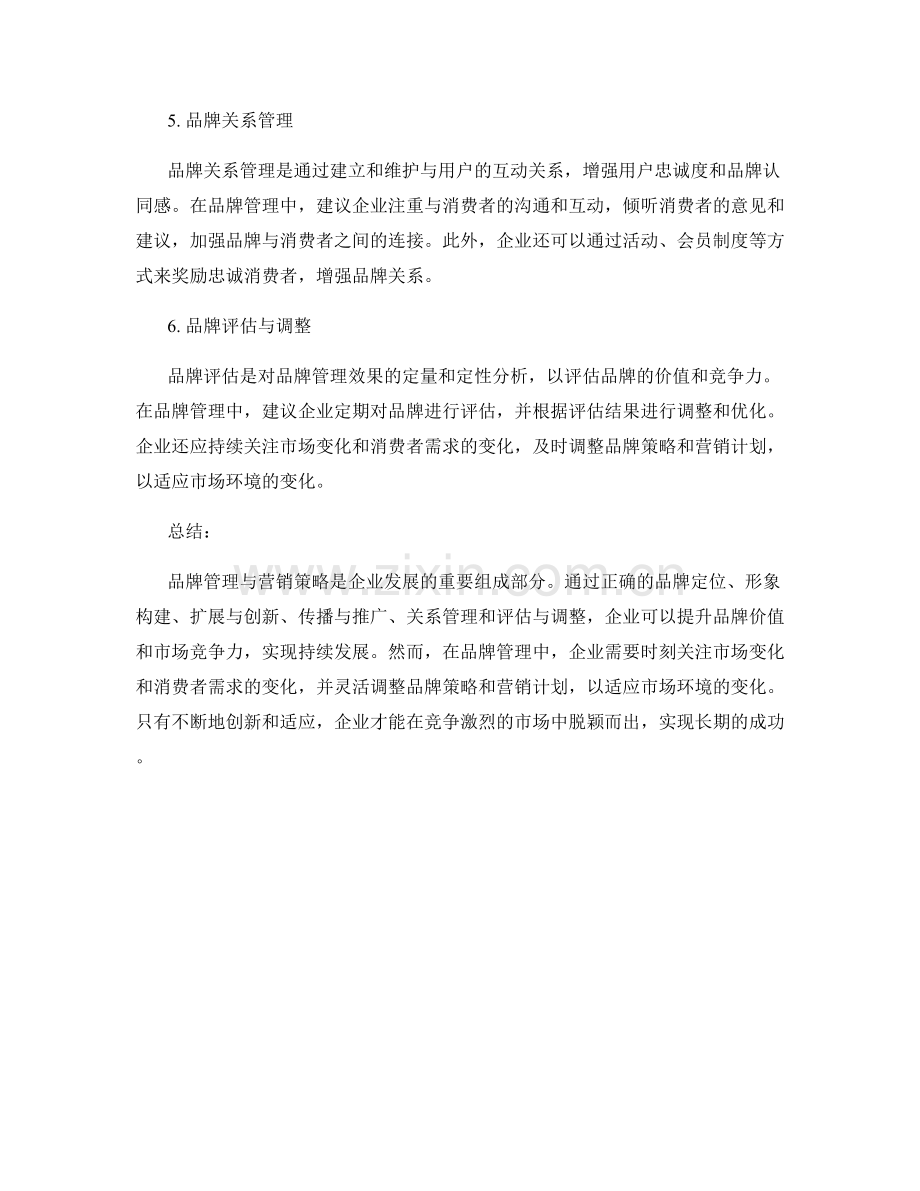 报告中的品牌管理与营销策略建议.docx_第2页