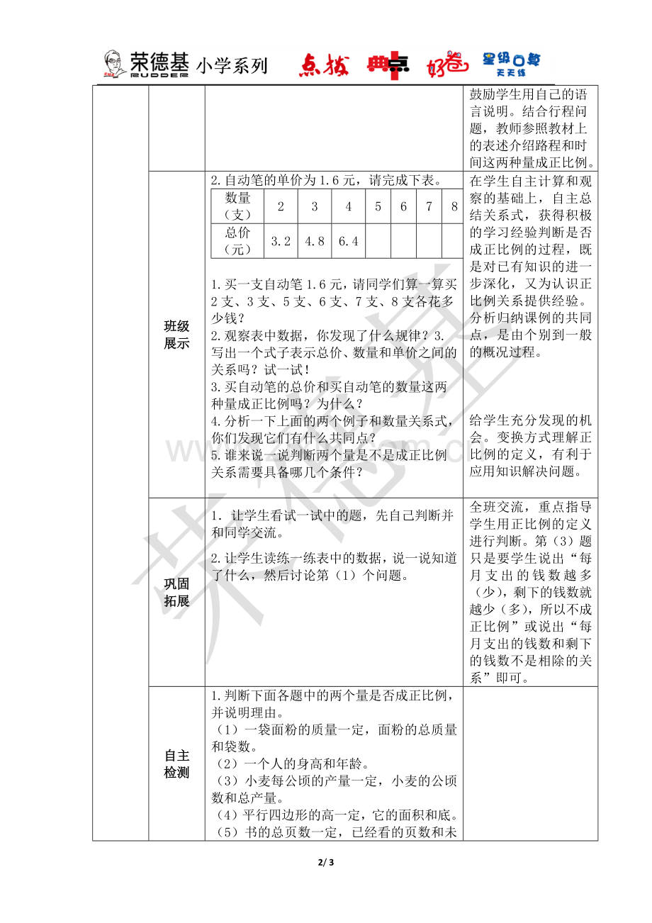 【教案】第1课时--认识成正比例的量.docx_第2页