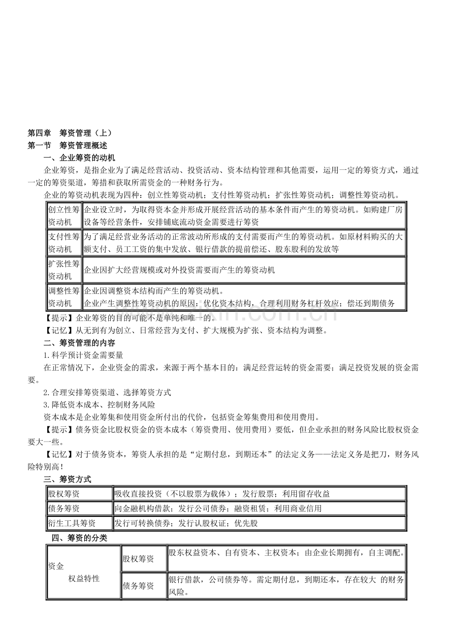 018年中级会计财务管理第四章知识点107.pdf_第1页