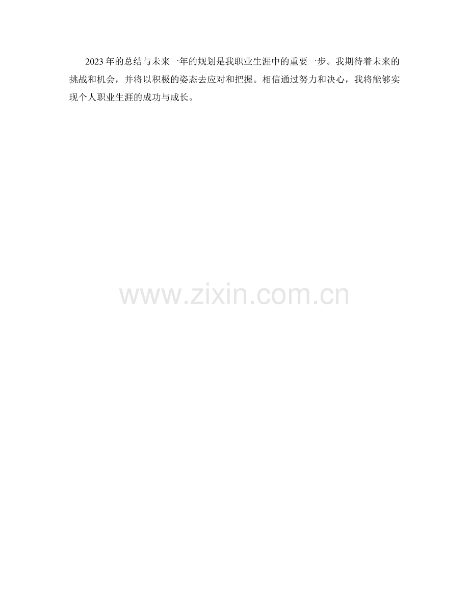 2023年个人职业生涯总结与未来一年规划.docx_第2页