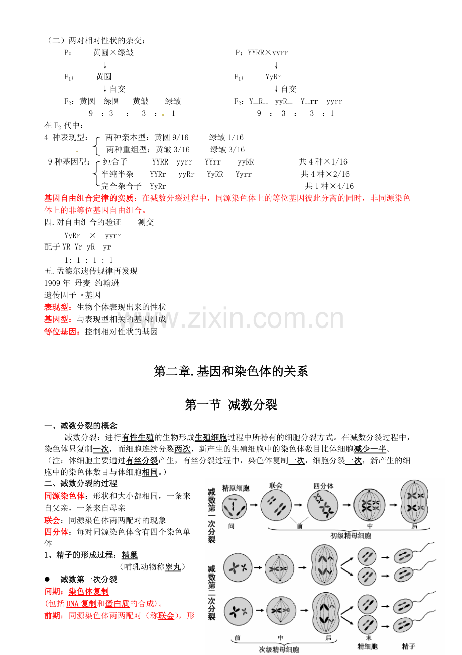 高中生物必修二知识点整合.pdf_第2页