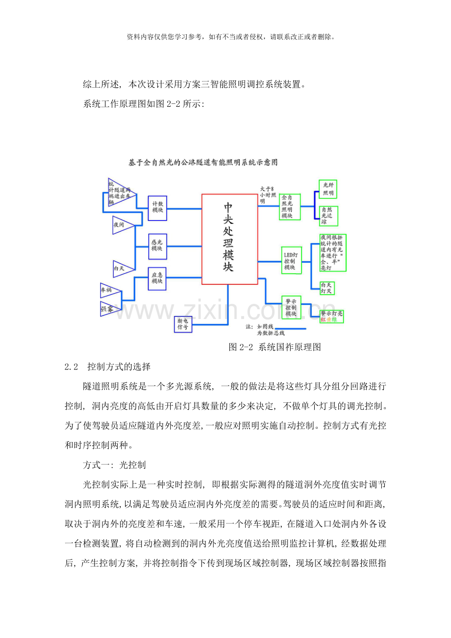 基于全自然光的公路隧道智能照明系统方案论证毕业论文样本.doc_第2页