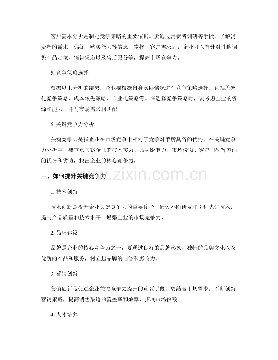 市场竞争策略选择报告的编写要点与关键竞争力分析.docx_第2页