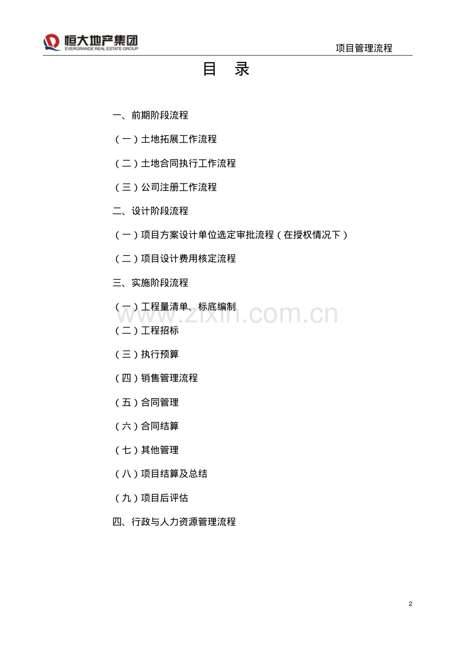 知名房地产公司项目管理流程122页(大量流程图).pdf_第1页